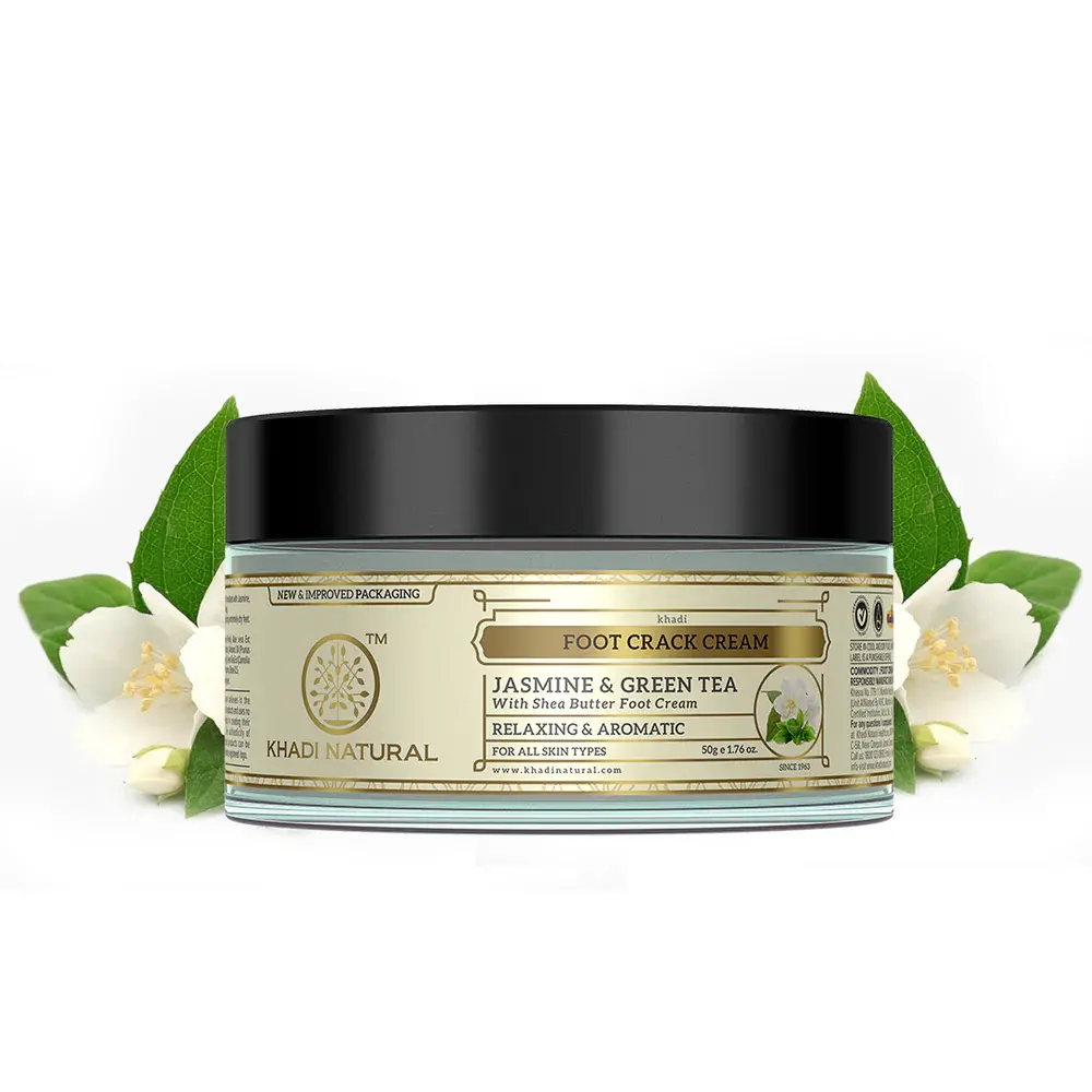 Khadi Natural Jasmine & Green Tea Herbal Foot Crack Cream