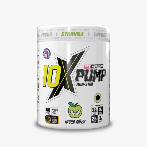 10X Athletic PUMP - Non-Stim Pre Workout - 600g, Loco Limon 4.2164.2 out of 5 stars. 16 product reviews. Powder