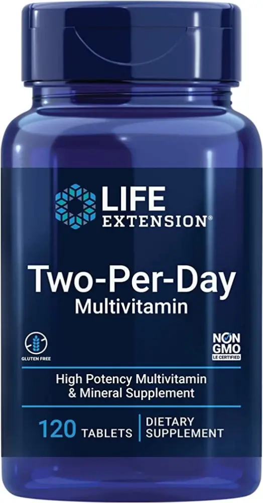 Life Extension Two-Per-Day Tablets - 120 tabs