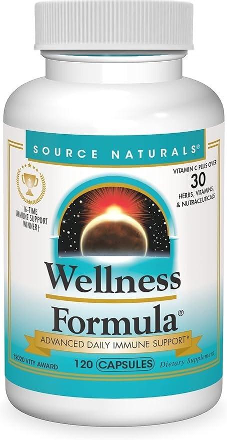 Source Naturals Wellness Formula Bio-Aligned Vitamins & Herbal Defense - Immune ...