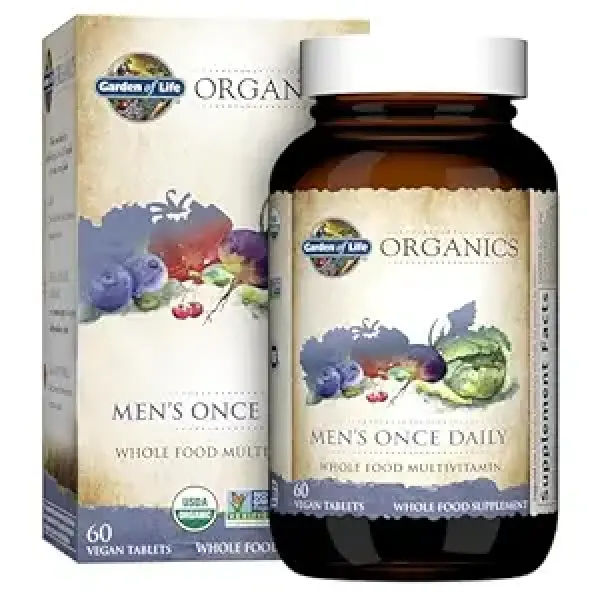 Garden of Life Mykind Organics Men's Once Daily 60 Tablets