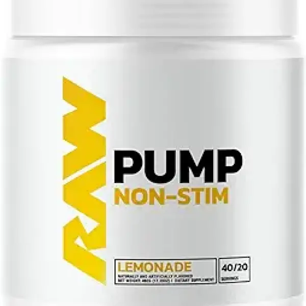 Raw Pump Stim Free Pre Workout | Non-Stimulant Pre Workout Supplement Powder ...