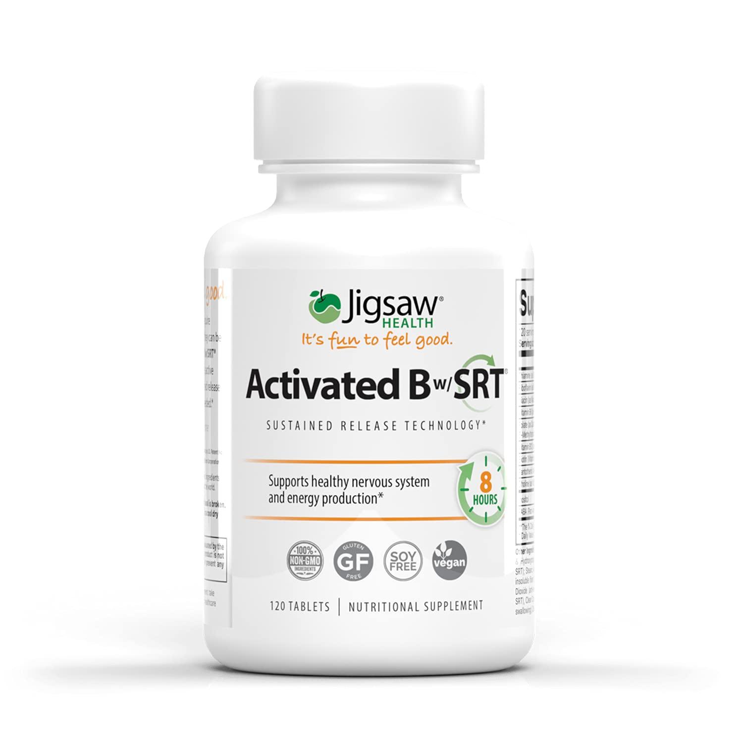 Jigsaw Health Activated B w/SRT - 120 Tablets