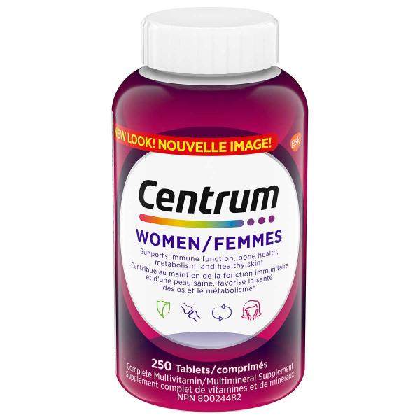 Centrum Multivitamin for Women, Multivitamin/Multimineral Supplement with Iron