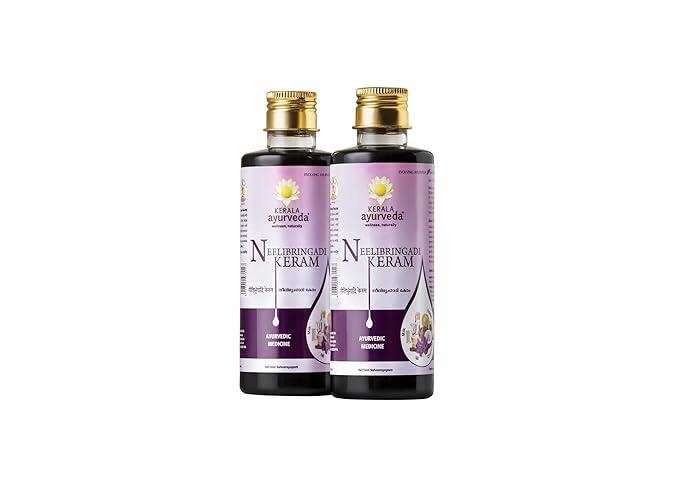 Kerala Ayurveda Neelibringadi Keram Hair Oil (200 ml) x Pack of 2