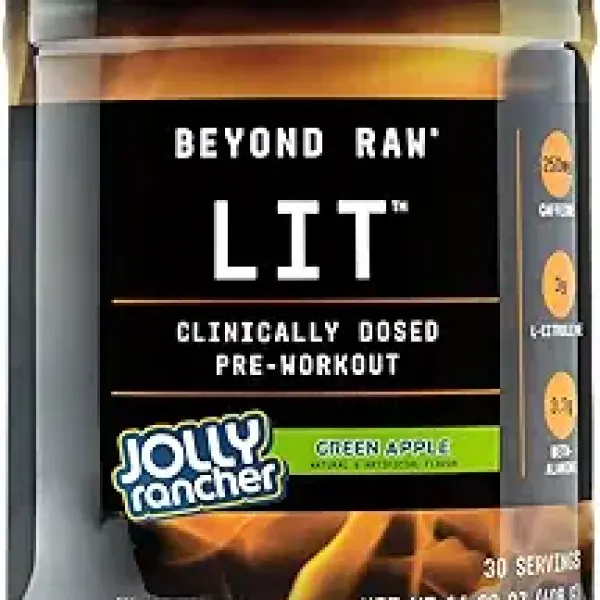 BEYOND RAW LIT | Clinically Dosed Pre-Workout Powder | Contains Caffeine, L ...