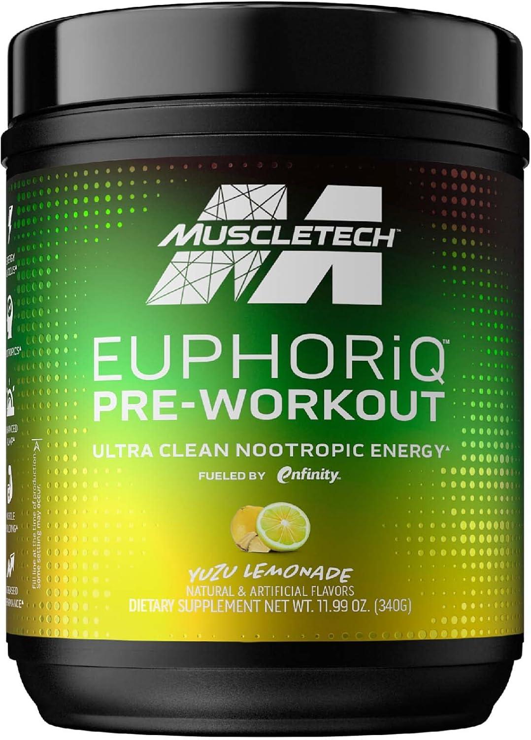 Pre Workout Powder MuscleTech EuphoriQ PreWorkout Smart Pre Workout Po