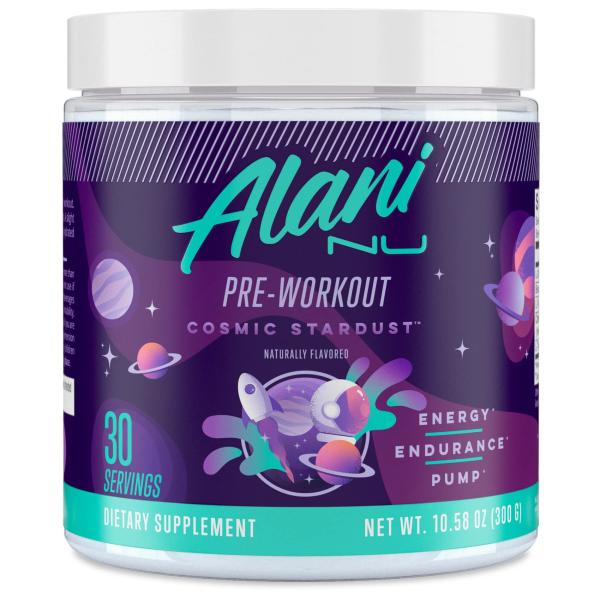 Alani Nu Pre-Workout Cosmic Stardust Dietary Supplement - 30 Servings, 10.58 OZ