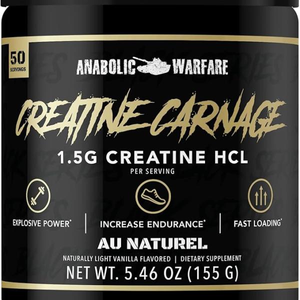 Creatine Carnage Creatine Powder by Anabolic Warfare Creatine NF
