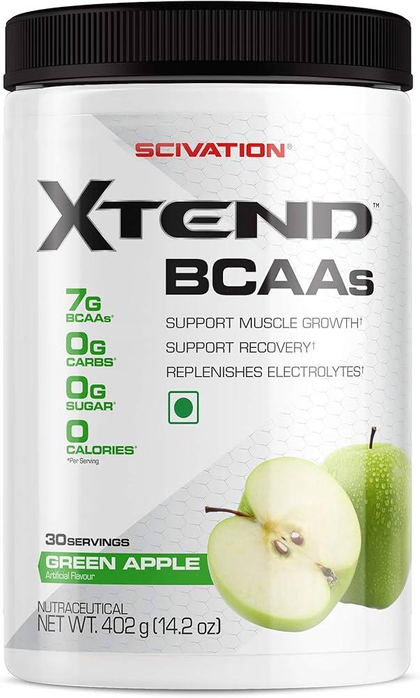 Scivation Xtend BCAAs (Pre-Workout, 7g BCAAs, 0g Carbs,Sugar & Calories, 3.5