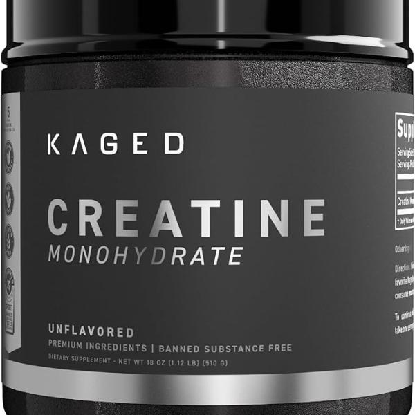 Kaged Creatine Monohydrate Micronized Powder | 100 Servings | Unflavor