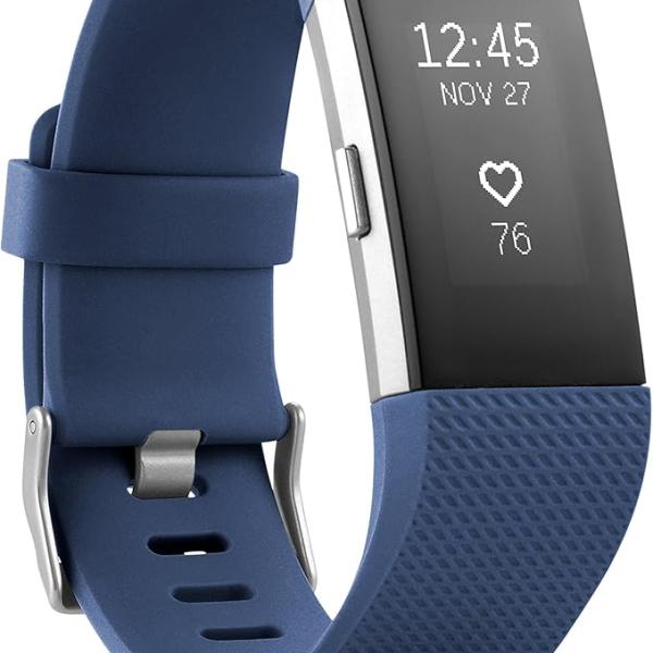 Fitbit Charge 2 Heart Rate + Fitness Wristband - Blue / Small