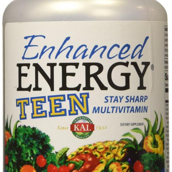 KAL, Enhanced Energy , Teen, Multivitamin, 60 VegTabs
