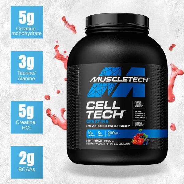 MuscleTech Cell-Tech - 6lbs Fruit Punch