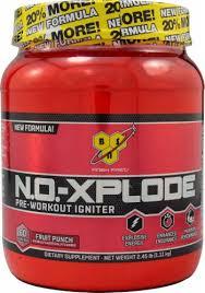 BSN N.O. Xplode Pre Workout 60 servings Fruit Punch
