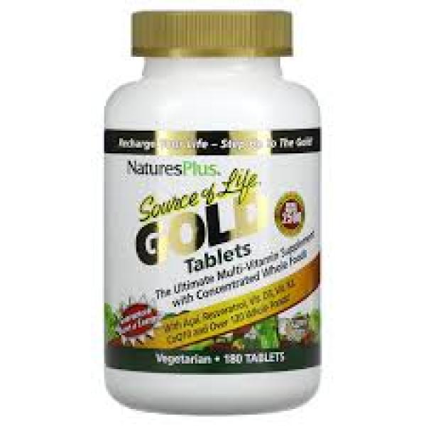 Nature's Plus Source of Life Multi-Vitamin & Mineral Supplement with Iron