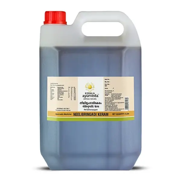 Kerala Ayurveda Neelibringadi Keram 5 Ltr Hair Growth · Coconut