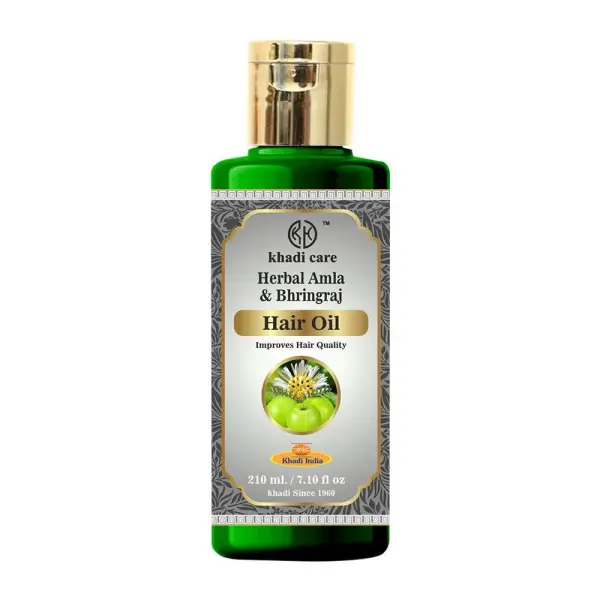Khadi Care Herbal Hair Oil Amla And Bhringraj Oil
