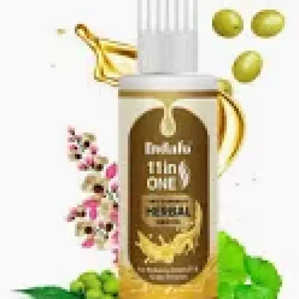 11 in One Anti-Dandruff Herbal Hair Oil, With Neem & Brahmi By Indalo